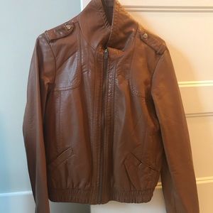 Great faux leather jacket!